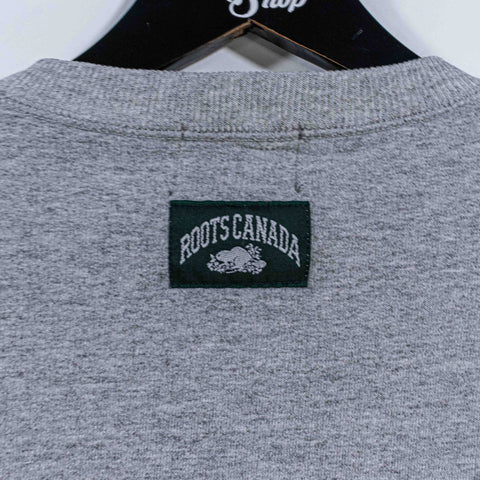 ROOTS Canada Spell Out Sweatshirt Crewneck Made in Canada