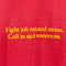 Fight Job Related Stress T-Shirt Joke Call In Sick Tomorrow