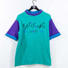 California Sport Color Block T-Shirt Hip Hop