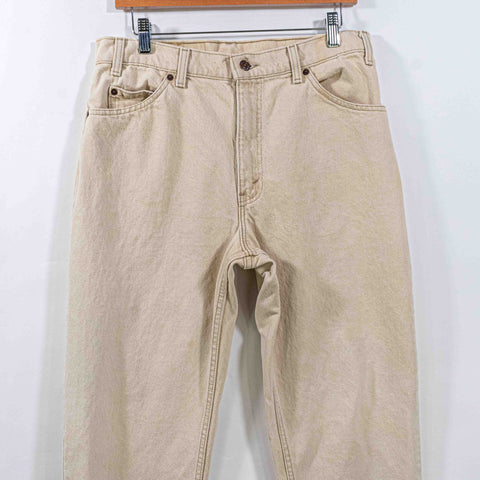 Levis 550 Orange Tab Jeans Relaxed Fit Tapered Leg