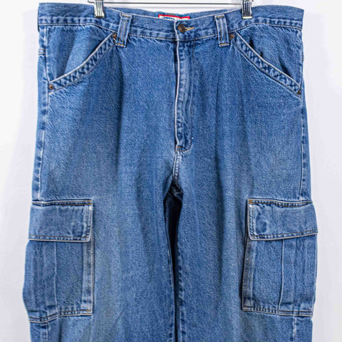 Old Navy Baggy Cargo Jeans Wide Leg