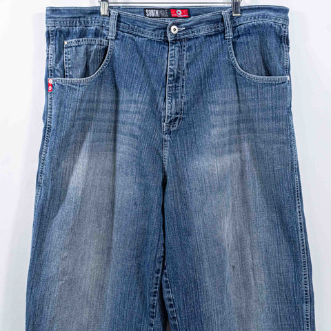 SouthPole Baggy Wide Leg Hip Hop Jeans