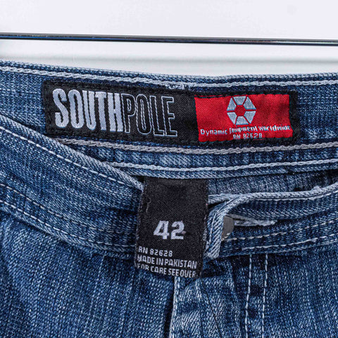 SouthPole Baggy Wide Leg Hip Hop Jeans
