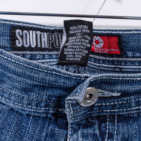 SouthPole Baggy Wide Leg Hip Hop Jeans