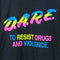 DARE To Resist Drugs & Alcohol T-Shirt Mutlicolor Logo