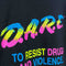 DARE To Resist Drugs & Alcohol T-Shirt Mutlicolor Logo