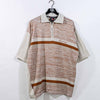 SouthPole Striped 1/4 Zip Polo Shirt Hip Hop