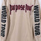 Justin Bieber Purpose World Tour T-Shirt Long Sleeve 2016