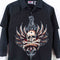 Tattoo Skull Dragon Wings Layered Button Shirt Xtreme Limit