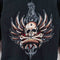 Tattoo Skull Dragon Wings Layered Button Shirt Xtreme Limit