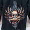 Tattoo Skull Dragon Wings Layered Button Shirt Xtreme Limit