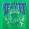 New York Lion Crest T-Shirt Sun Faded