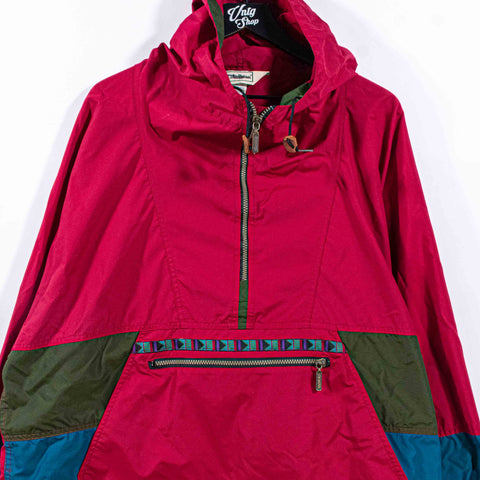 LL Bean Aztec Anorak Windbreaker Pullover