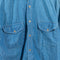 Denim Button Down Shirt Cowboy Western Double Impact