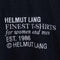 Helmut Lang Finest T-Shirt Embroidered