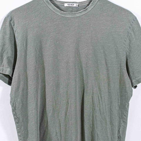 Buck Mason Slub Curved Hem T-Shirt Made in USA