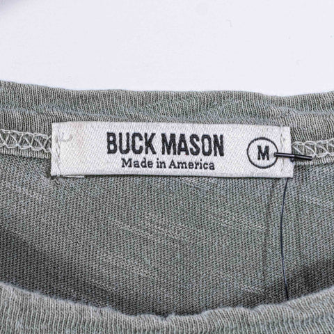 Buck Mason Slub Curved Hem T-Shirt Made in USA