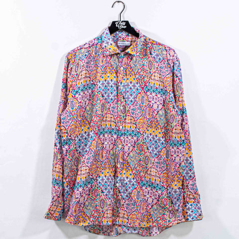 Etro Paisley Print Button Shirt Made in Italy