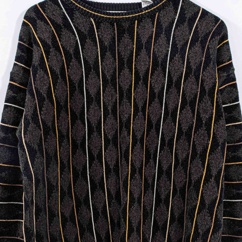 Textured Hip Hop Biggie Style Knit Sweater Pronto Uomo