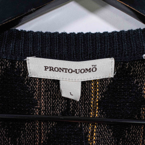 Textured Hip Hop Biggie Style Knit Sweater Pronto Uomo