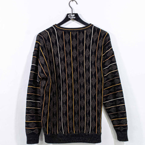 Textured Hip Hop Biggie Style Knit Sweater Pronto Uomo