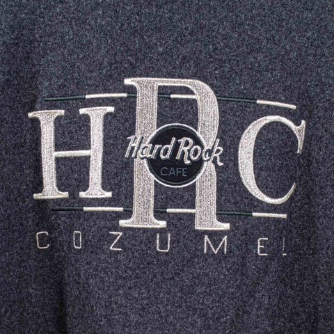 Hard Rock Cafe Cozumel Varsity Bomber Jacket Love All Serve All