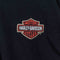 Harley Davidson Motorcycles Flame T-Shirt Embroidered Long Sleeve Biker