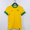 NIKE Swoosh Brazil Ringer T-Shirt Soccer Futbol Blokecore