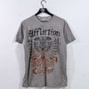 Affliction Live Fast Distressed T-Shirt Cyber Goth Thick Stitch