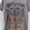 Affliction Live Fast Distressed T-Shirt Cyber Goth Thick Stitch