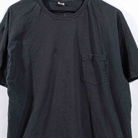 Hanes Blank Single Stitch Pocket T-Shirt