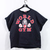 World Gym Cutoff Sweatshirt Fitness Bodybuilding