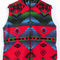 Aztec Southwestern Fleece Zip Vest Back In The Saddle