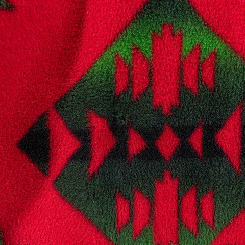 Aztec Southwestern Fleece Zip Vest Back In The Saddle