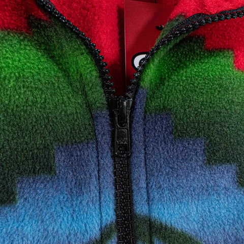 Aztec Southwestern Fleece Zip Vest Back In The Saddle