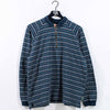 Levis Striped Zip Polo Shirt Long Sleeve