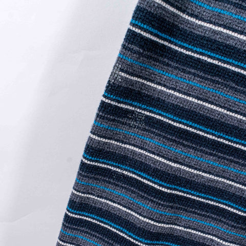 Levis Striped Zip Polo Shirt Long Sleeve