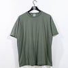 Russell Athletic Blank Green T-Shirt Made in USA Distressed