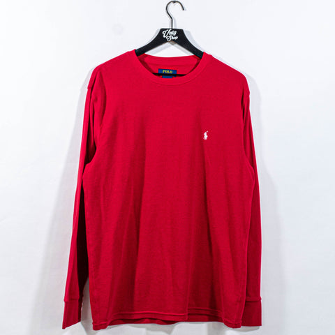 Polo Ralph Lauren Pony Waffle Thermal Long Sleeve Shirt