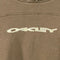 Oakley Green Hoodie Sweatshirt Tonal Embroidered