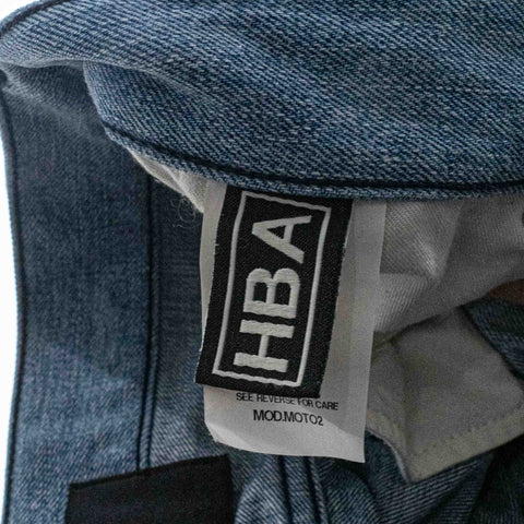 Hood By Air Moto Patch Jeans Made in Italy
