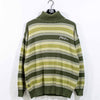 Phat Farm Striped Turtleneck Sweater Hip Hop