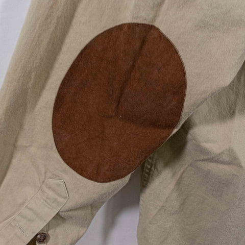 Polo Ralph Lauren Button Utility Shirt Elbow Patches Oversized