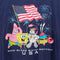 God Bless Bikini Bottom USA T-Shirt SpongeBob