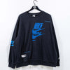 NIKE Swoosh Spell Out Logo AOP Sweatshirt