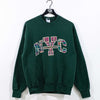 NYC New York City Plaid Spell Out Sweatshirt