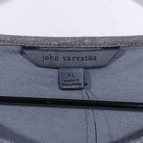 John Varvatos Blank Cotton T-Shirt
