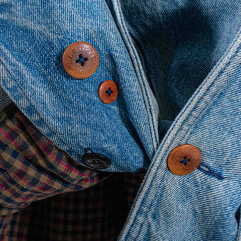 LL Bean Denim Chore Jacket Liner