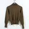 5 Button Wool Knit Military Sweater