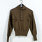 5 Button Wool Knit Military Sweater